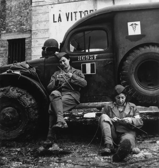 Conductrices du corps ambulancier français en Italie