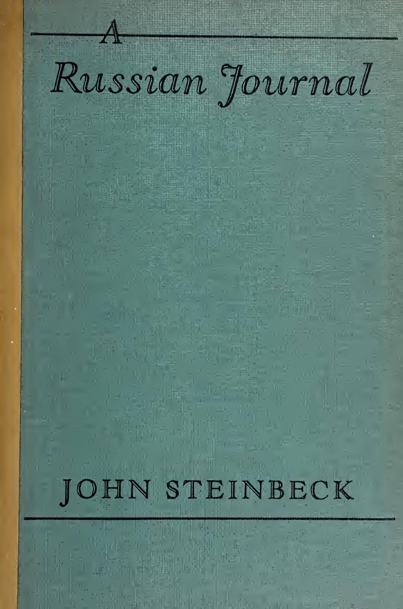 Couverture originale de A Russian Journal de John Steinbeck et Robert Capa