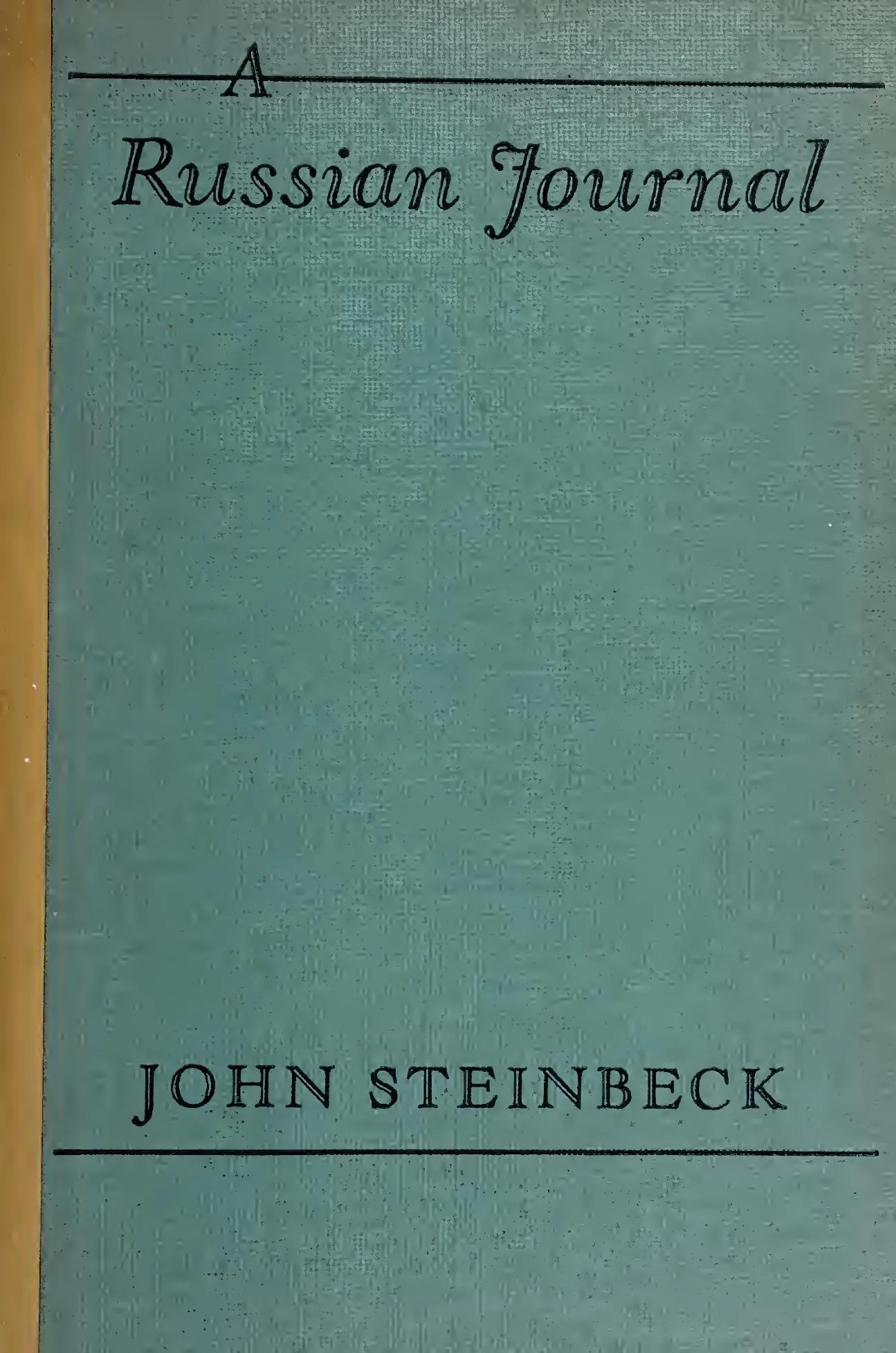 Couverture originale de A Russian Journal de John Steinbeck et Robert Capa