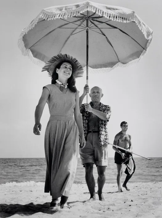 Pablo Picasso et Françoise Gilot à Golfe-Juan