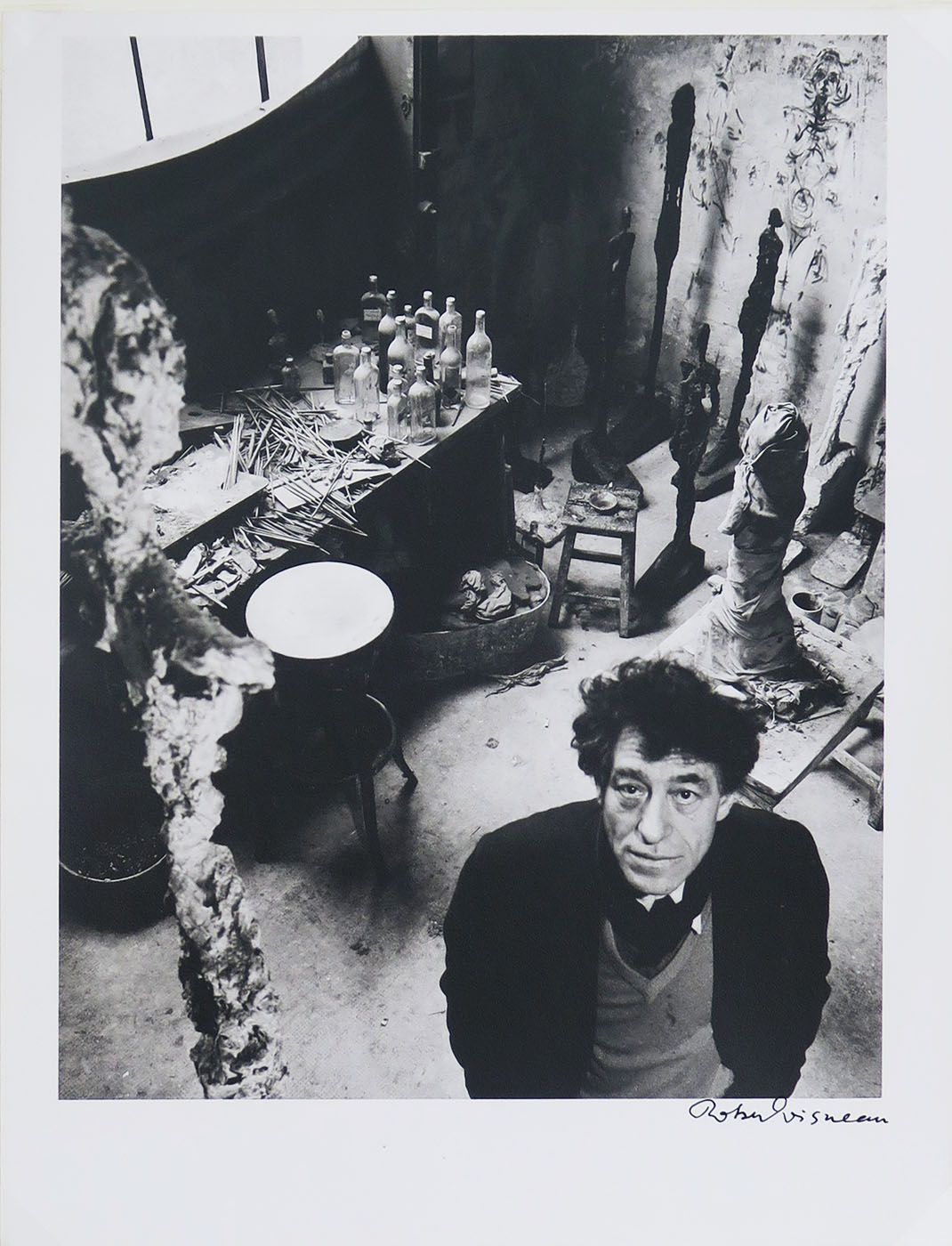 Alberto Giacometti photographie par Robert Doisneau