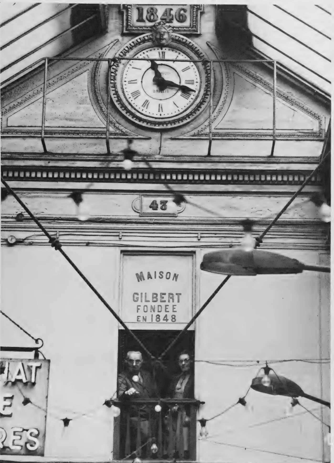 Le passage Jouffroy photographie par Robert Doisneau
