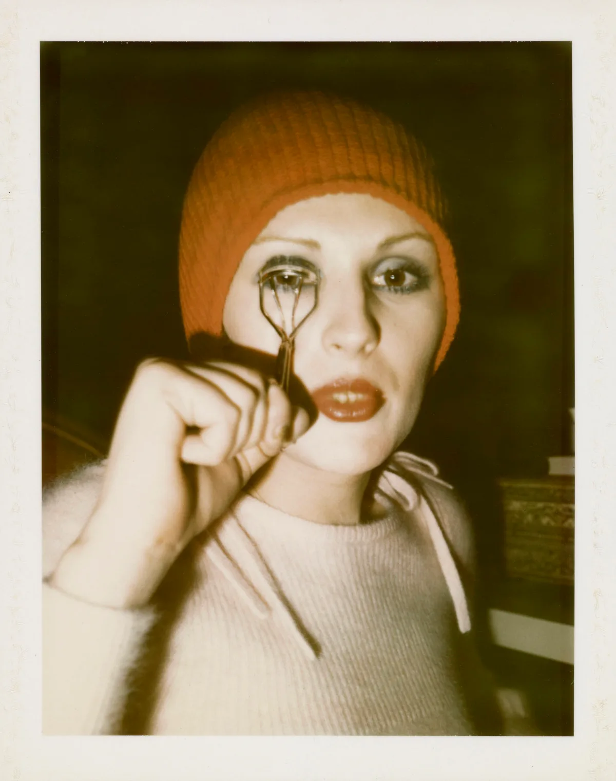 Candy Darling, Polaroid. Une des figures de la Factory, croisée au Max’s Kansas City.
