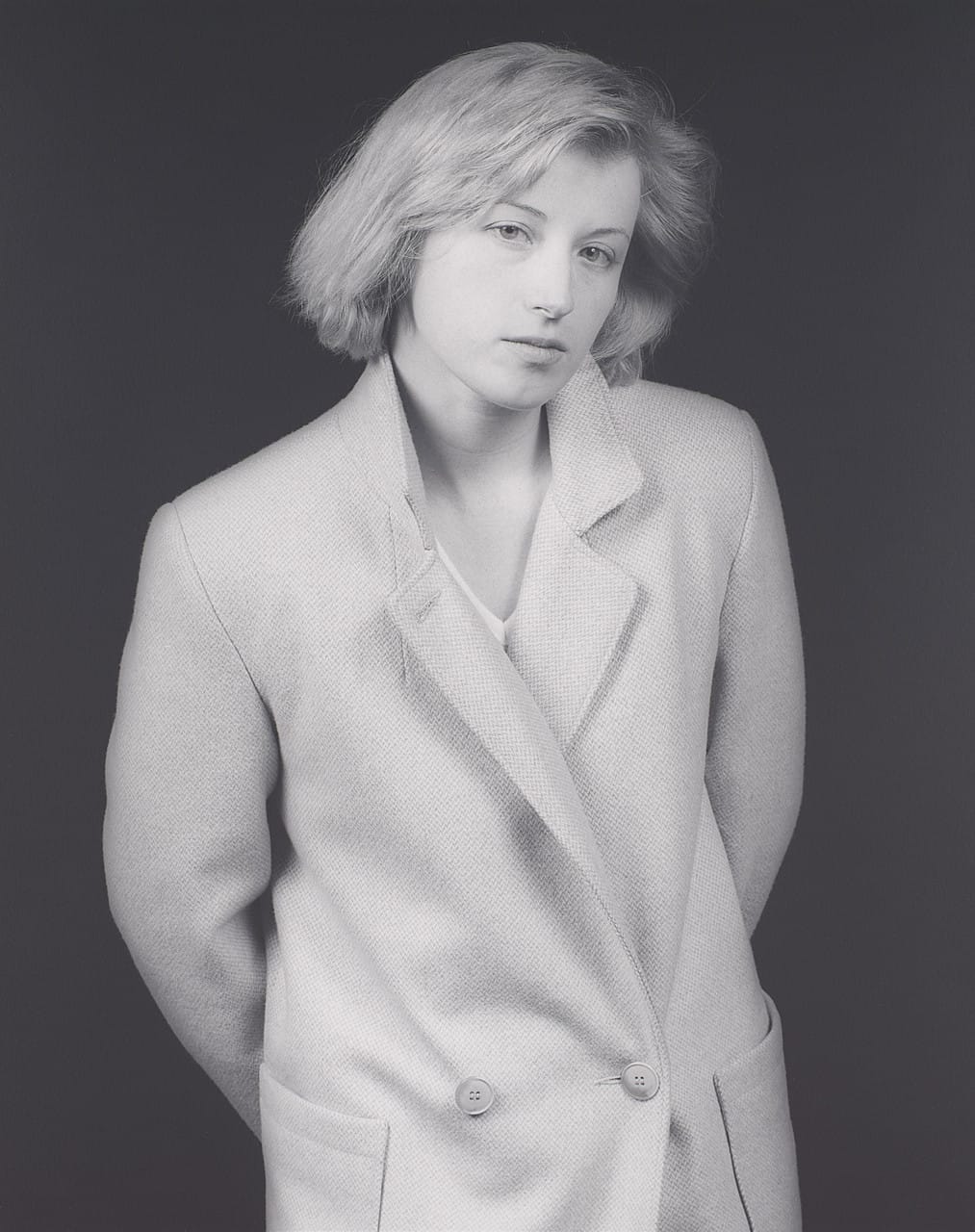 Cindy Sherman, 1983. Il a photographié celle qui, au même moment, faisait de l’autoportrait un jeu de rôles.