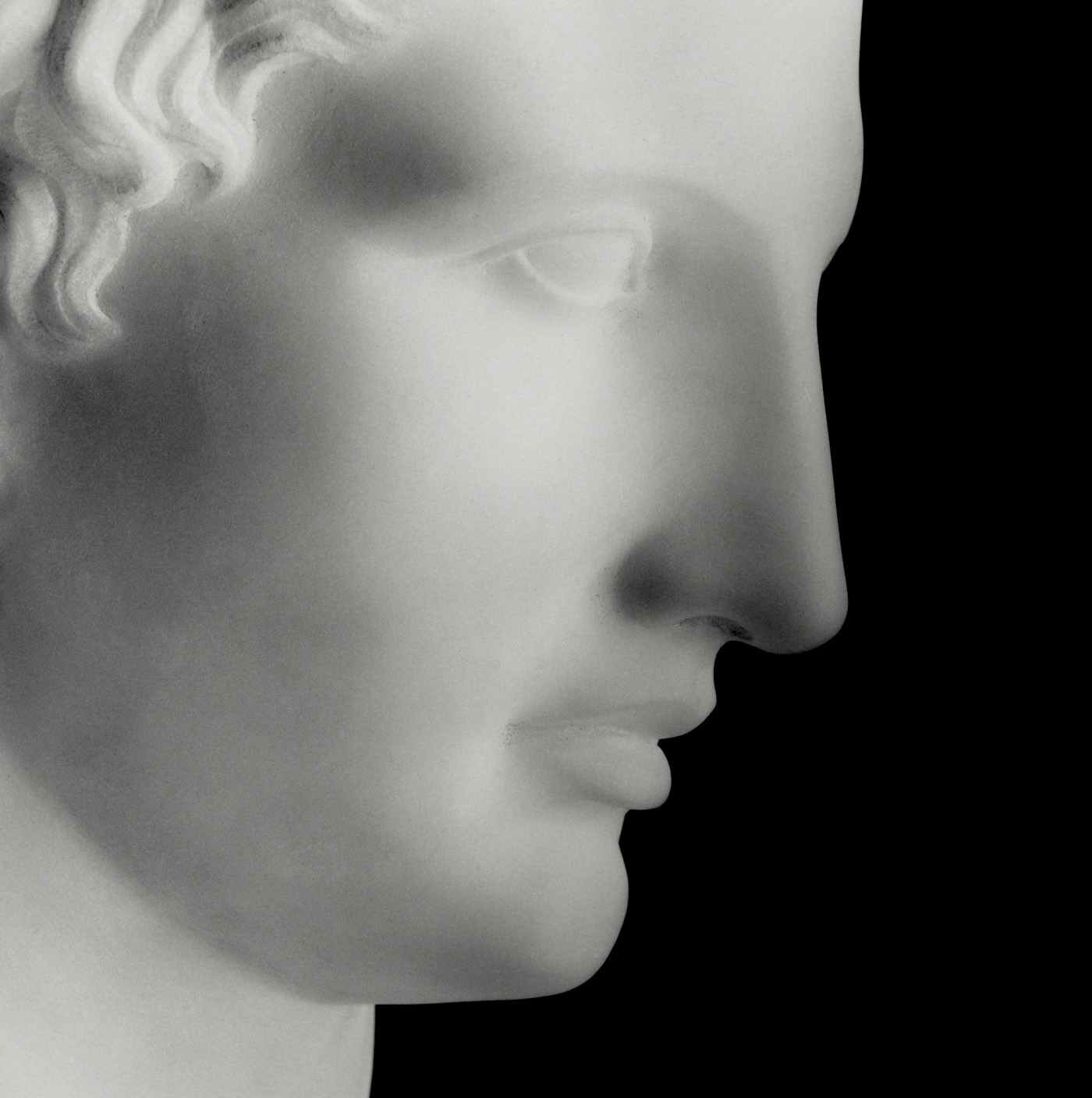 Hermes, 1988. La statuaire antique passe au même protocole que les vivants.