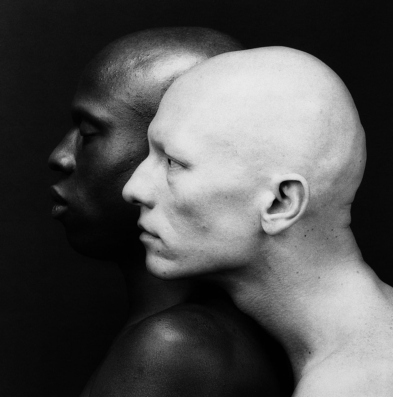 Ken Moody and Robert Sherman, 1984. Deux profils, deux peaux, un seul éclairage : l’image la plus citée du débat.