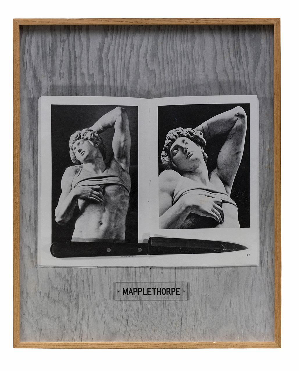 The Slave, 1974. Un objet encadré par l’artiste lui-même : avant la photographie, il fabriquait des choses.