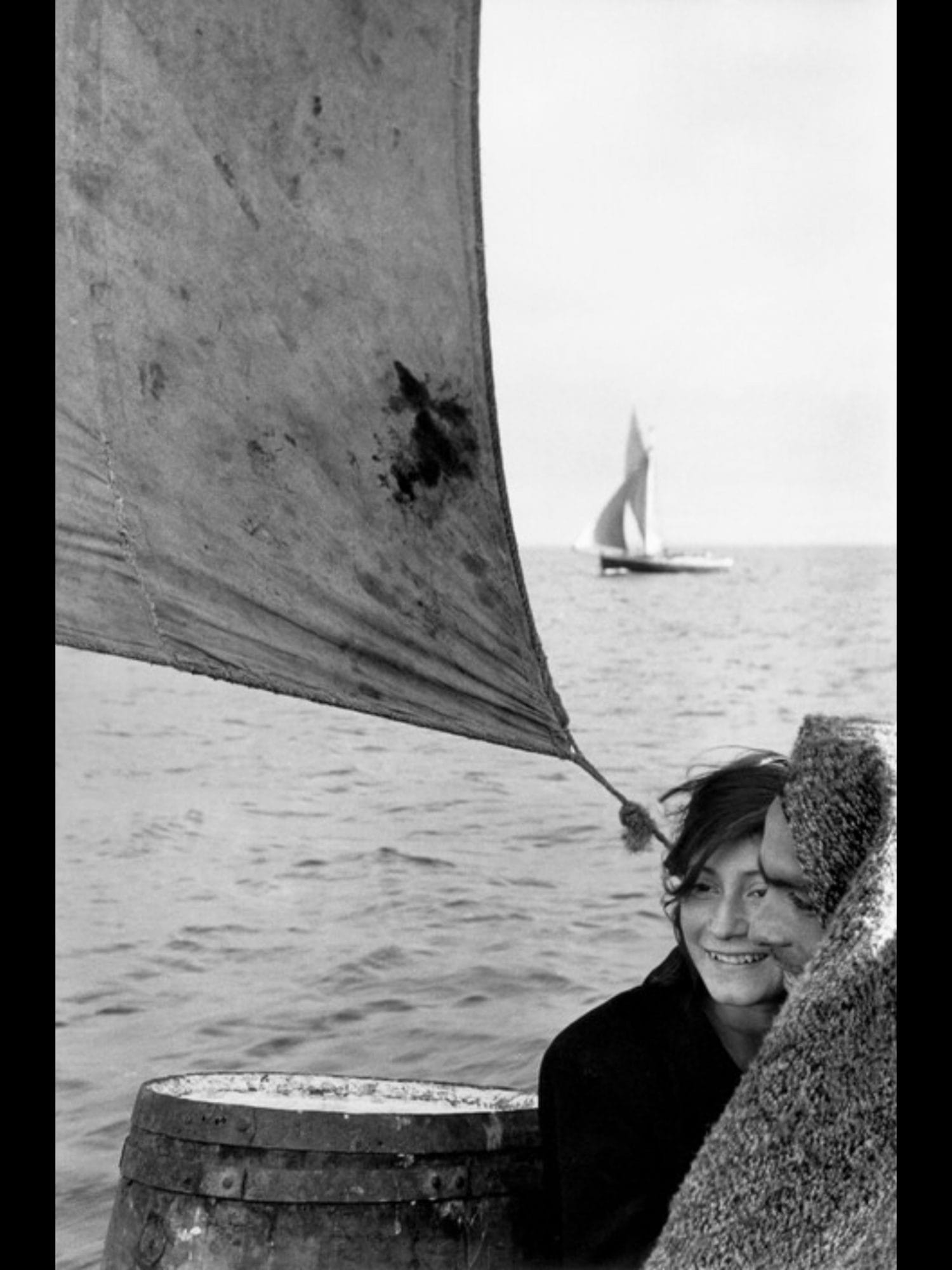 Sergio Larraín, voilier au large du Chili, 1957