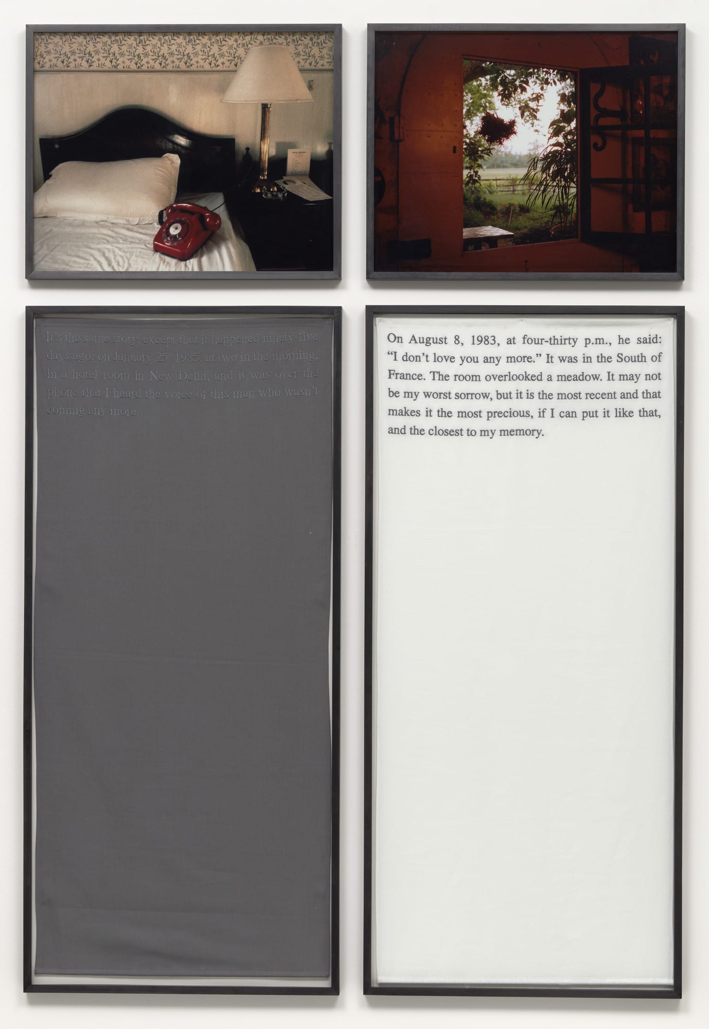 Planche de Douleur exquise de Sophie Calle
