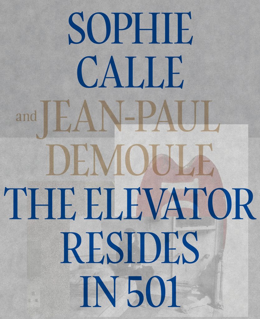 Page du catalogue L'ascenseur occupe la 501 de Sophie Calle