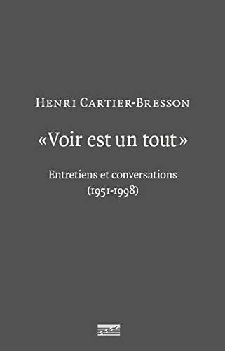 Couverture de "Voir est un tout"