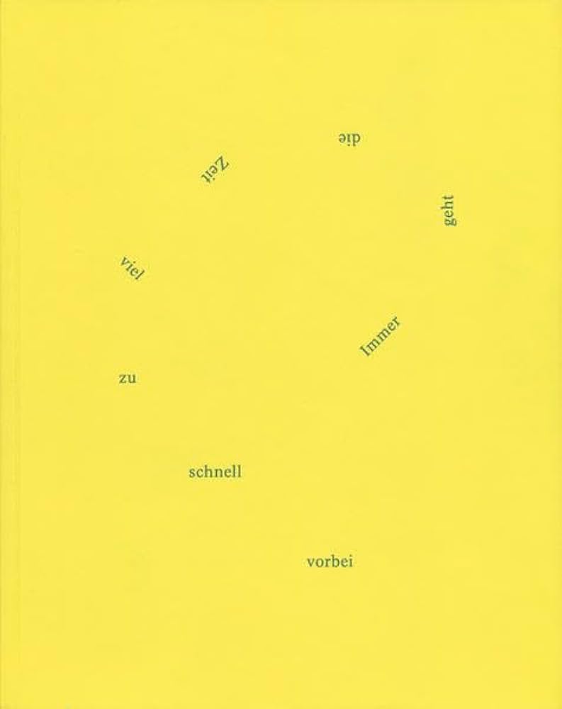 Couverture de Immer geht die Zeit viel zu schnell vorbei