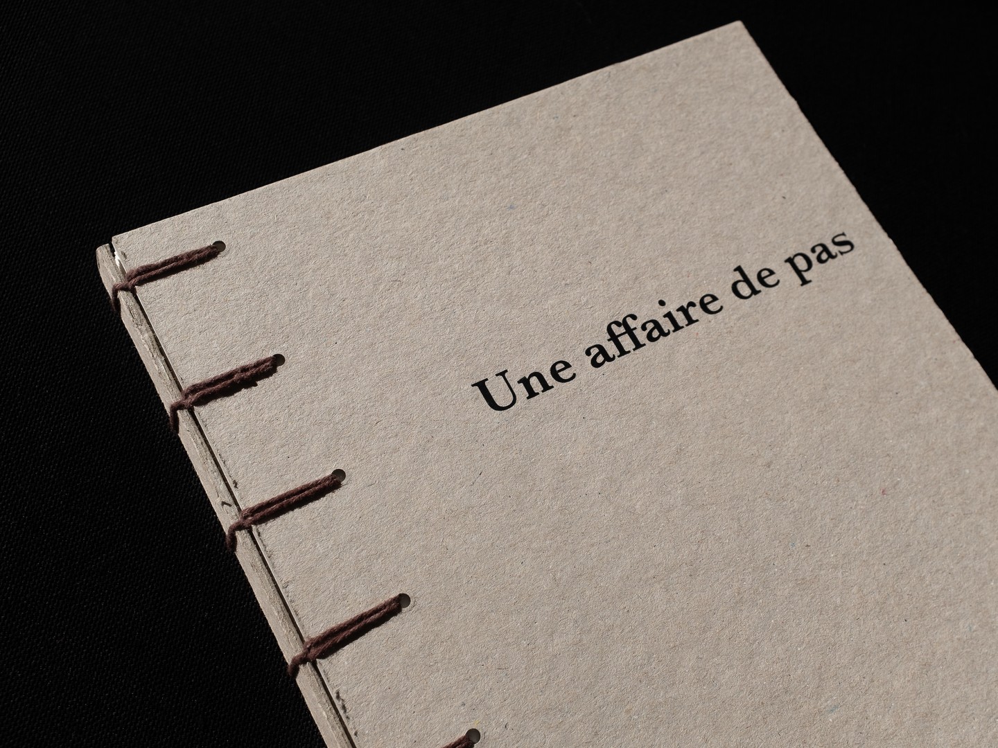 Couverture de Une affaire de pas